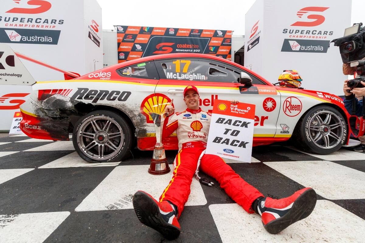 Scott McLaughlin was officially crowned driver's champion after his 18-win season. Scott McLaughlin was officially crowned driver's champion after his 18-win season.